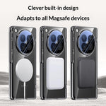 For Oppo Find N6 5G Magnetic Case Hard PC + Acrylic Phone Cover with HD Screen Protector