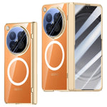 For Oppo Find N6 5G Magnetic Case Hard PC + Acrylic Phone Cover with HD Screen Protector