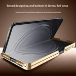 For Oppo Find N6 5G Magnetic Case with Tempered Glass Lens Protector 360° Rotating Ring Kickstand Protective Cover