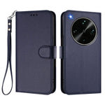For Oppo Find X9 Ultra 5G Leather Case Wallet Stand Phone Cover with Wrist Strap
