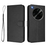 For Oppo Find X9 Ultra 5G Wallet Case RFID Blocking Calf Texture Leather Stand Phone Cover with Strap