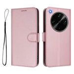 For Oppo Find X9 Ultra 5G Pung Etui RFID Blokerende Kalveskinds Tekstur Læder Stativ Telefon Cover med Rem