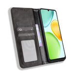 For Honor Play 60A 5G / Honor X6d 5G Leather Case Wallet Stand Retro Texture Phone Cover