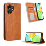 For Honor Play 60A 5G / Honor X6d 5G Leather Case Wallet Stand Retro Texture Phone Cover