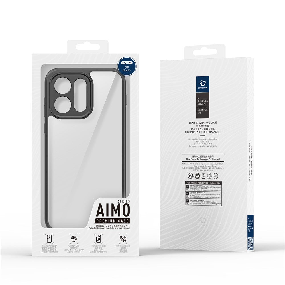 Dux Ducis For OnePlus Nord 6 5G Aimo Series PC + TPU Clear Back Phone Cover (REACH Certification)