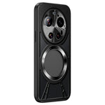 For Xiaomi 17 Ultra 5G Magnetic Case Hollow Heat Dissipation Silicone + PC + Metal Bumper Phone Cover