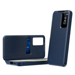 For Samsung Galaxy A57 5G Case with Card Holder Smart View Window Leather Phone Cover