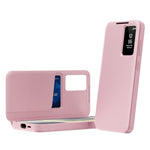 For Samsung Galaxy A57 5G Case with Card Holder Smart View Window Leather Phone Cover