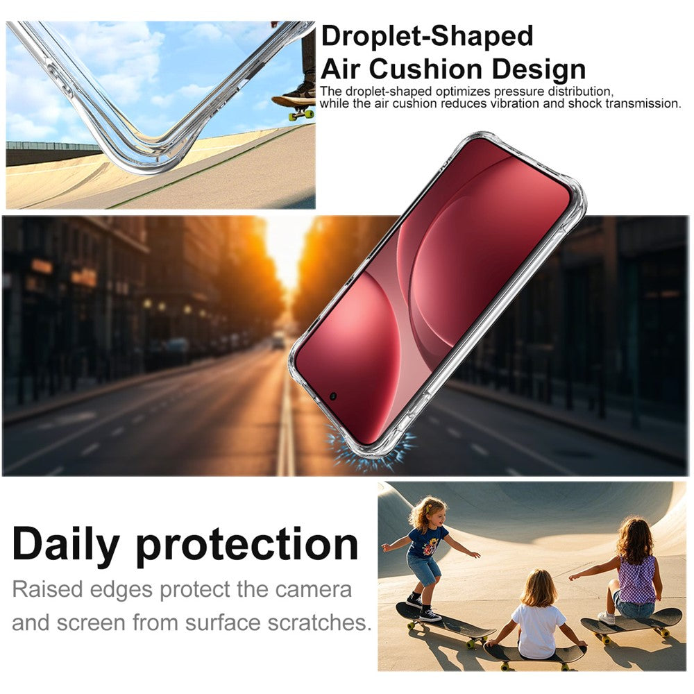 IMAK För Oppo Find X9s Pro 5G Skal TPU mobilskydd Airbag Stötsäkert Skydd