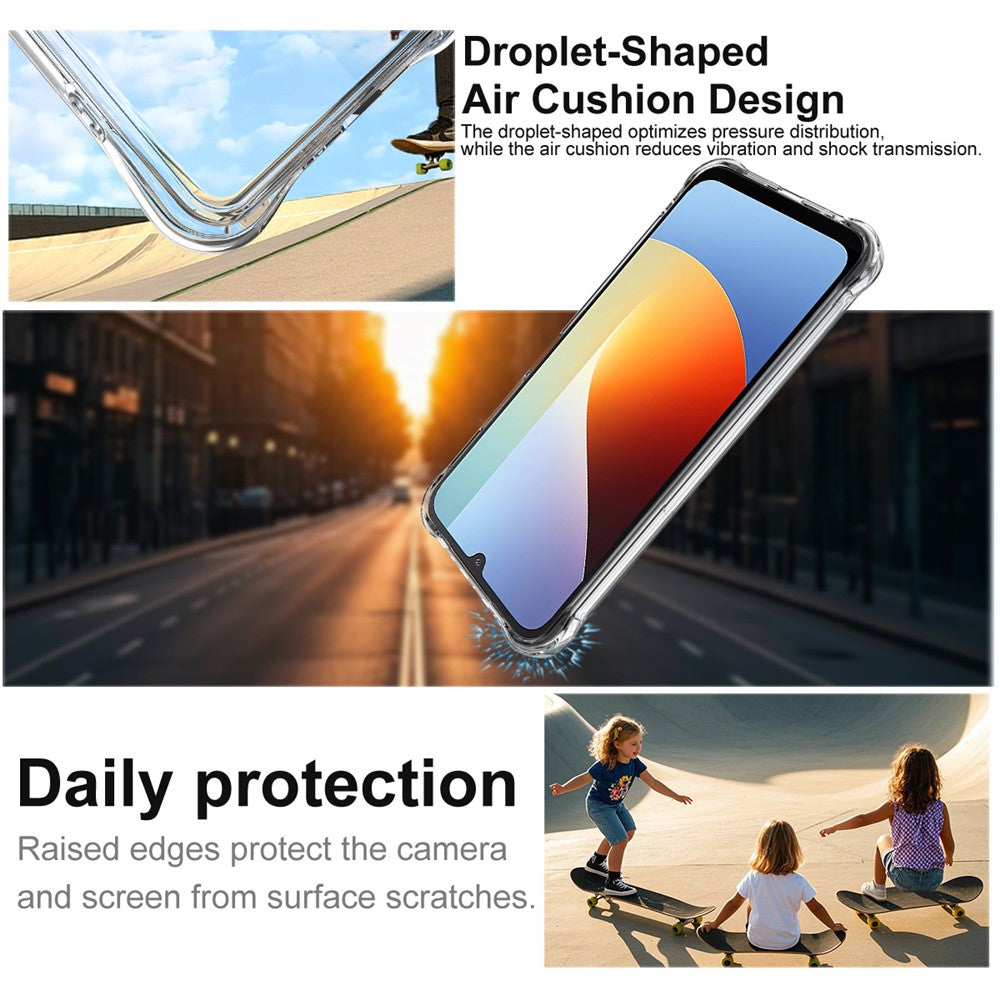 IMAK TPU Case For Xiaomi Poco C85x 5G / Poco C81 Pro 4G / Poco C81 4G / Poco C9E 4G  / Redmi A7 Pro 4G (171.56mm) / Redmi A7 Pro 5G Phone Cover Airbag Shockproof Protection