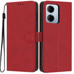 For Xiaomi Redmi 15a 5G Wallet Case Litchi Texture Leather Flip Cover with Card Slots and Hand Strap