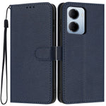 For Xiaomi Redmi 15a 5G Wallet Case Litchi Texture Leather Flip Cover with Card Slots and Hand Strap