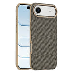 For iPhone Air Case Compatible with MagSafe Carbon Fiber Texture Shockproof Leather TPU PC Protective Cover
