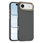 For iPhone Air Case Compatible with MagSafe Carbon Fiber Texture Shockproof Leather TPU PC Protective Cover