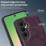 Til Samsung Galaxy A57 5G Magnetisk Etui Læder Bagside Telefoncover