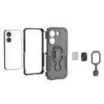 Til Xiaomi Poco X8 Pro 5G cover Drejelig ring kickstand PC + TPU Stødsikkert telefoncover