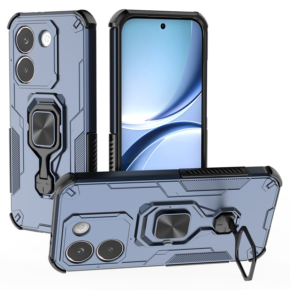 Til Xiaomi Poco X8 Pro 5G cover Drejelig ring kickstand PC + TPU Stødsikkert telefoncover