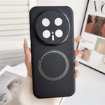 For Honor Magic8 Pro 5G Magnetic Case Anti-Drop PU Leather + PC Cover