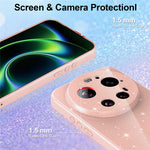 For Xiaomi 17 Ultra 5G Magnetic Case Glitter TPU Shockproof Phone Cover with Lanyard
