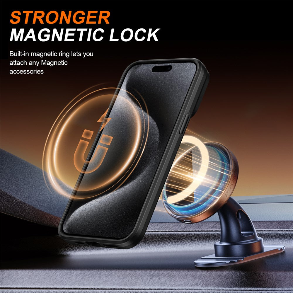 For iPhone 14 Pro Case Magnetic Case Ring Kickstand Slide Camera Cover TPU PC Hybrid Phone Shell