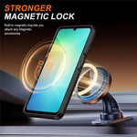For Samsung Galaxy A06 4G  /  A06 5G Case Magnetic Case Ring Kickstand Slide Camera Cover TPU PC Hybrid Phone Shell