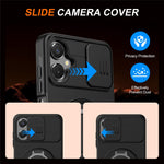 For Samsung Galaxy A06 4G  /  A06 5G Case Magnetic Case Ring Kickstand Slide Camera Cover TPU PC Hybrid Phone Shell