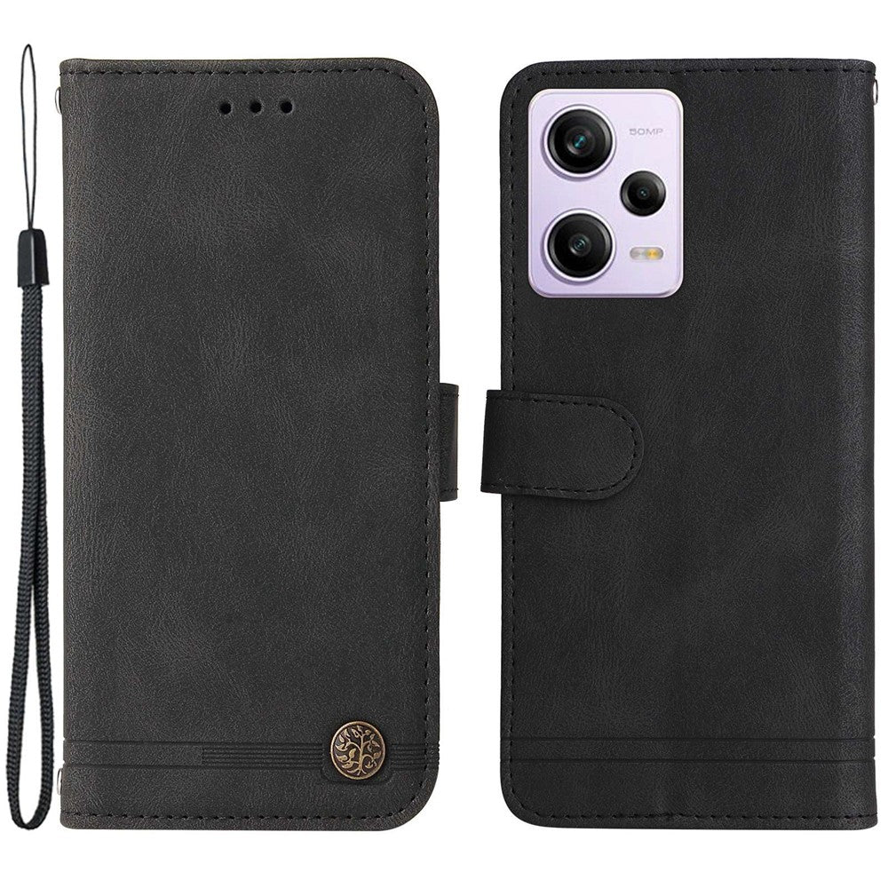 For Xiaomi Redmi Note 12 Pro 5G  / Note 12 Pro Speed 5G / Poco X5 Pro 5G Leather Wallet Cases Skin Touch Phone Cover Stand with Strap