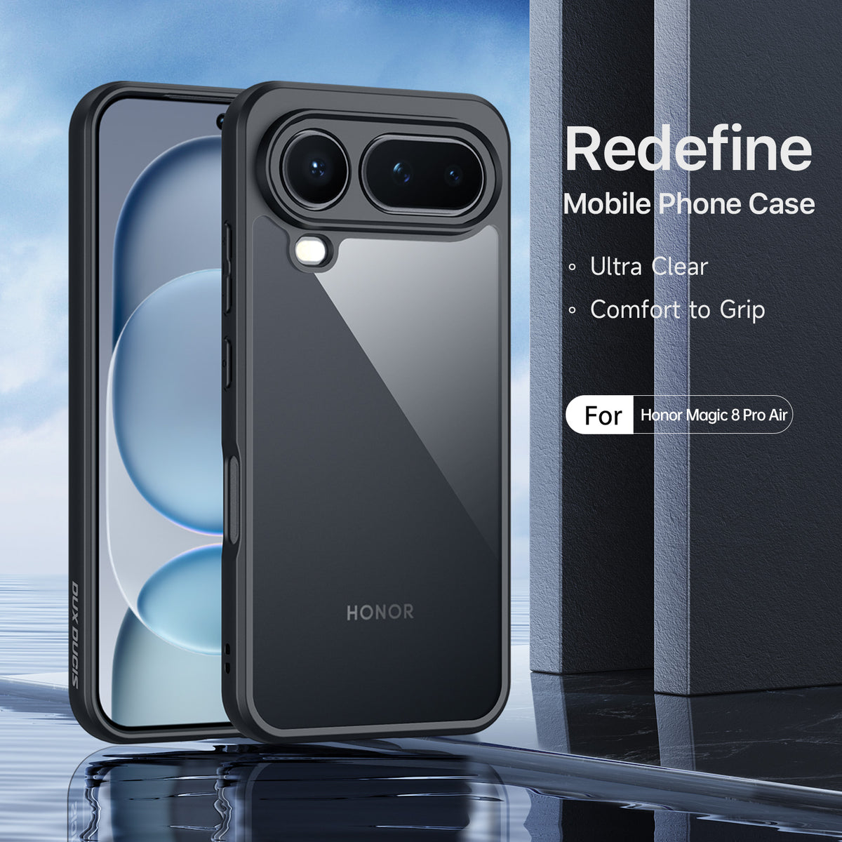 Dux Ducis For Honor Magic8 Pro Air 5G Aimo Series PC + TPU Clear Back Phone Cover (REACH Certification)