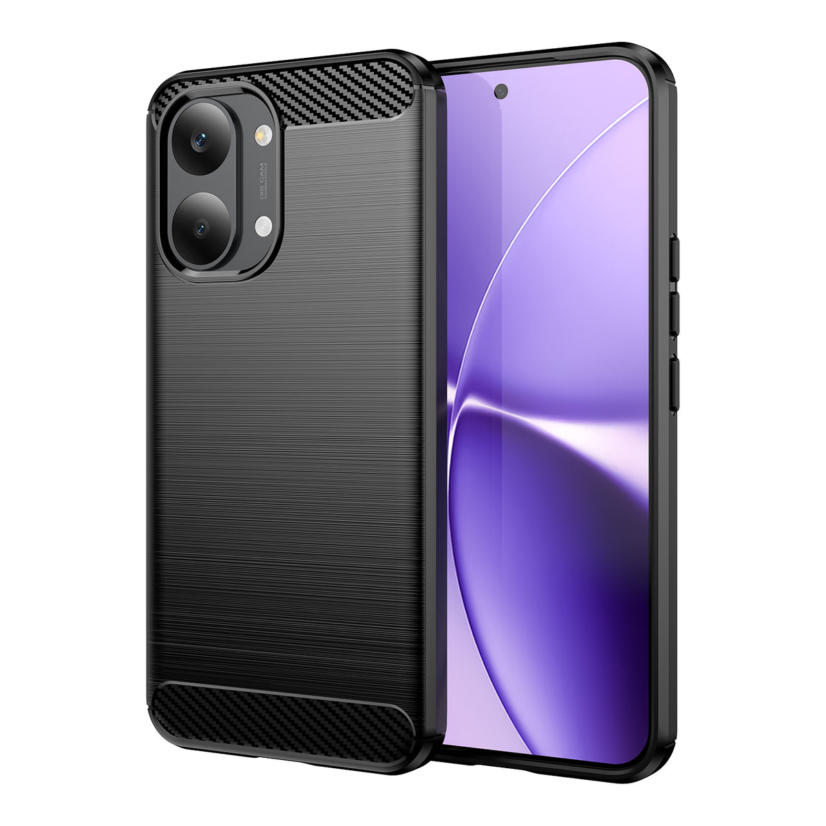 WANLONFENG För Xiaomi Redmi Turbo 5 Max 5G / Xiaomi Poco X8 Pro Max 5G Skal med Skärmfilm LS-serien Stort Linshål Borstad Textur TPU mobilskal