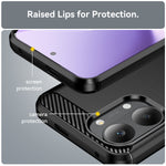 WANLONFENG För Xiaomi Redmi Turbo 5 Max 5G / Xiaomi Poco X8 Pro Max 5G Skal med Skärmfilm LS-serien Stort Linshål Borstad Textur TPU mobilskal