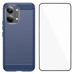 WANLONFENG För Xiaomi Redmi Turbo 5 Max 5G / Xiaomi Poco X8 Pro Max 5G Skal med Skärmfilm LS-serien Stort Linshål Borstad Textur TPU mobilskal