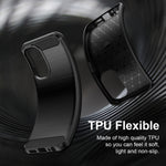 WANLONFENG til Xiaomi Poco C85x 5G / Redmi A7 Pro 4G (171.56mm), etui med skærmfilm, LS-serien, stort linsehul, TPU-mobilcover med børstet tekstur