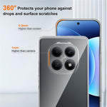 For Xiaomi Poco M8 5G  /  Redmi Note 15 5G (Global)  /  15 4G (Global) Case Anti-Fingerprint Crystal Clear TPU Phone Cover
