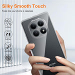 For Xiaomi Poco M8 5G  /  Redmi Note 15 5G (Global)  /  15 4G (Global) Case Anti-Fingerprint Crystal Clear TPU Phone Cover