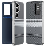 Til Samsung Galaxy S26 Ultra Etui Kortlomme Visningsvindue Gradientfarve Ternmønster Læder Telefoncover