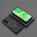 Xiaomi Redmi Turbo 5 5G / Poco X8 Pro 5G magnetisk Butterfly Armor-cover, huldesign, varmeafledende PC + TPU-mobilcover