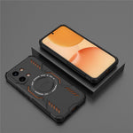 Til Xiaomi Redmi Turbo 5 Max 5G / Poco X8 Pro Max 5G, magnetisk cover med sommerfuglerustning, udhulet varmeafledning og PC + TPU-mobilcover