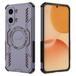 Til Xiaomi Redmi Turbo 5 Max 5G / Poco X8 Pro Max 5G, magnetisk cover med sommerfuglerustning, udhulet varmeafledning og PC + TPU-mobilcover