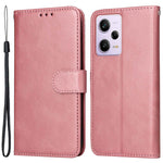For Xiaomi Redmi Note 12 Pro 5G  / Note 12 Pro Speed 5G / Poco X5 Pro 5G Calf Texture PU Leather Case Stand Wallet Phone Protective Cover with Strap