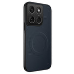WANLONFENG För Motorola Moto X70 Air Pro 5G / Motorola Signature 5G TQ-serien Magnetiskt skal Kolfiberstruktur PC TPU mobilskal