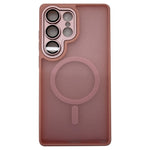 For Samsung Galaxy S23 Ultra Magnetic Case Skin-Touch PC + TPU Phone Cover