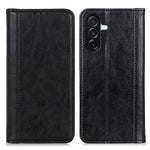 Samsung Galaxy A27 5G Stativskal Splitläder Litchitextur Plånboksfodral