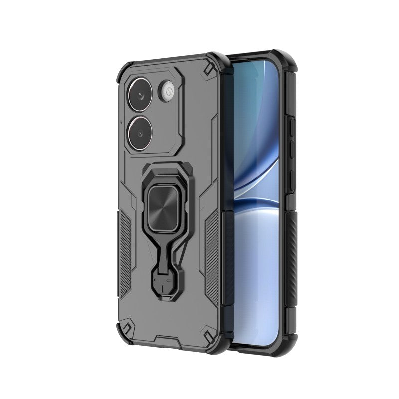 WANLONFENG För Xiaomi Redmi Turbo 5 5G / Xiaomi Poco X8 Pro 5G mobilskal PC TPU Baksida Stativ med Härdat Glas