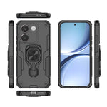 WANLONFENG För Xiaomi Redmi Turbo 5 5G / Xiaomi Poco X8 Pro 5G mobilskal PC TPU Baksida Stativ med Härdat Glas