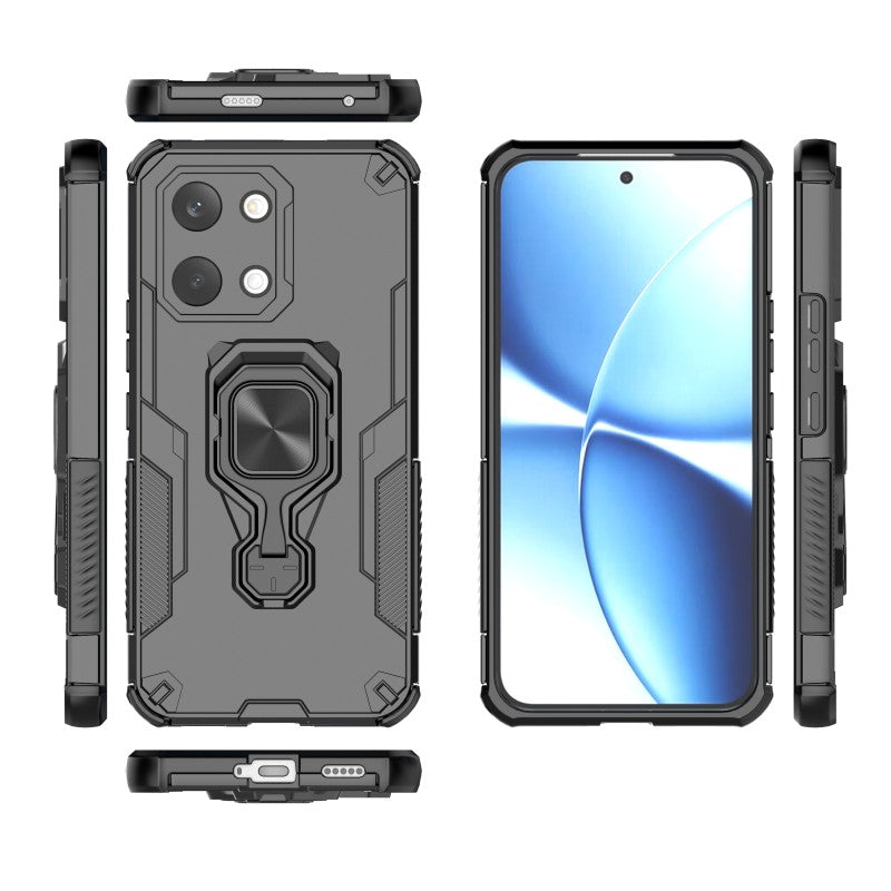WANLONFENG For Xiaomi Redmi Turbo 5 Max 5G / Xiaomi Poco X8 Pro Max 5G Phone Case PC TPU Back Cover Kickstand with Tempered Glass