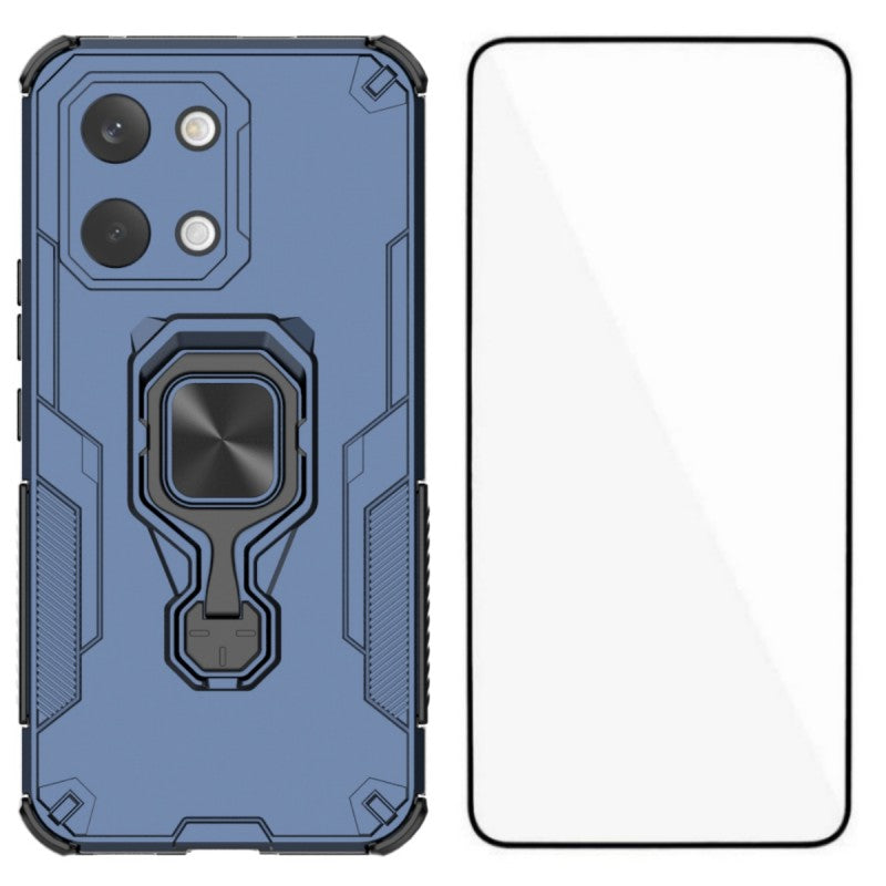 WANLONFENG For Xiaomi Redmi Turbo 5 Max 5G / Xiaomi Poco X8 Pro Max 5G Phone Case PC TPU Back Cover Kickstand with Tempered Glass