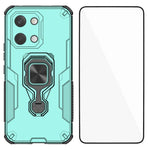 WANLONFENG For Xiaomi Redmi Turbo 5 Max 5G / Xiaomi Poco X8 Pro Max 5G Phone Case PC TPU Back Cover Kickstand with Tempered Glass