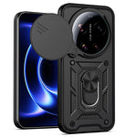 AMORUS For Xiaomi 17 Ultra 5G Case Kickstand PC + TPU Phone Cover with Camera Lens Slider