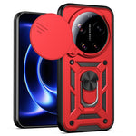 AMORUS For Xiaomi 17 Ultra 5G Case Kickstand PC + TPU Phone Cover with Camera Lens Slider