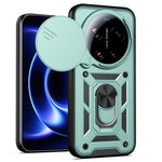 AMORUS For Xiaomi 17 Ultra 5G Case Kickstand PC + TPU Phone Cover with Camera Lens Slider